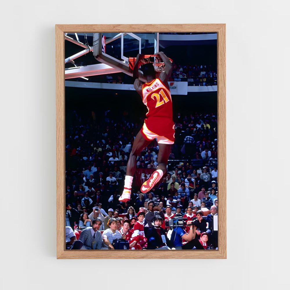 Poster La Danse des Dunks – affiche Basketball (vue 4)